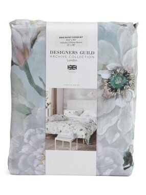 DESIGNERS GUILD 250 Sateen Floral Duvet Set